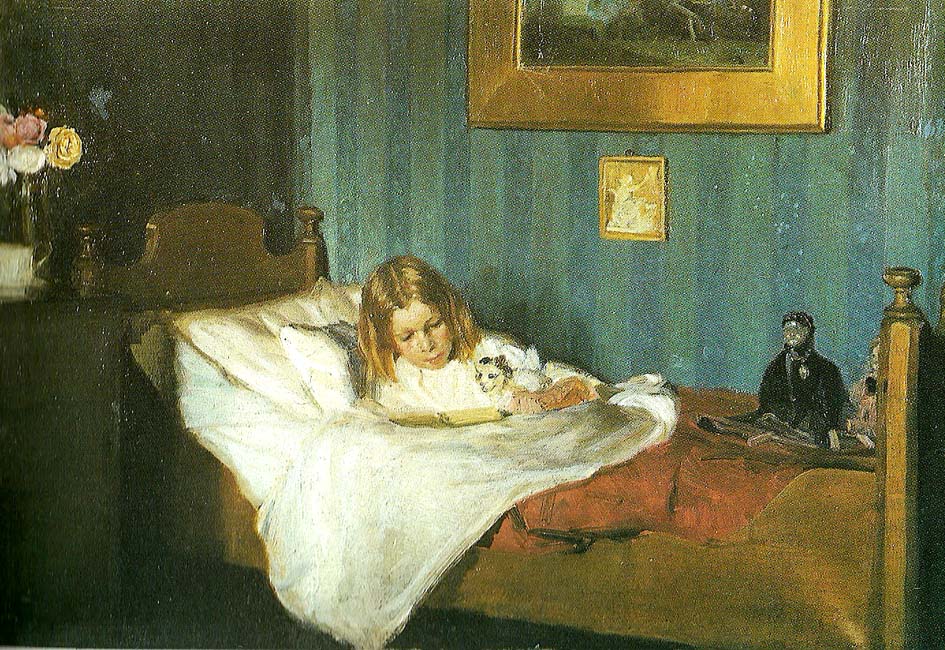 Michael Ancher en rekonvalescent